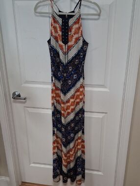 Fireworks Patriotic Maxi Dress